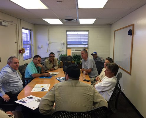 Meeting within factory